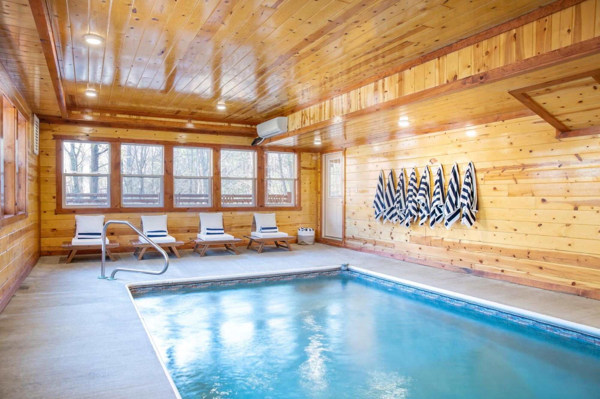 Sycamore By Avantstay Spectacular Mountain Home W Indoor Pool Hot Tub Home Theatre Fire Pit 塞维尔维尔 外观 照片